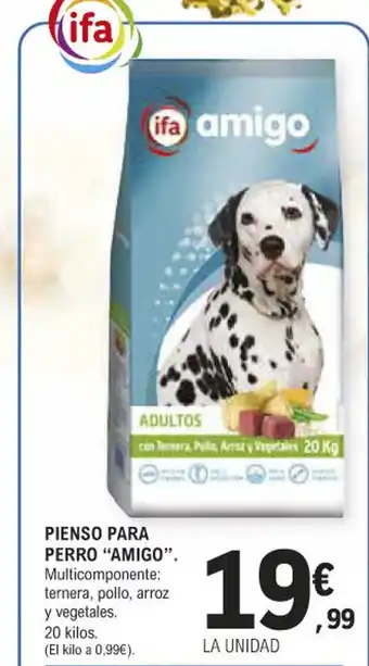 E.Leclerc Pienso Para Perro "Amigo" oferta