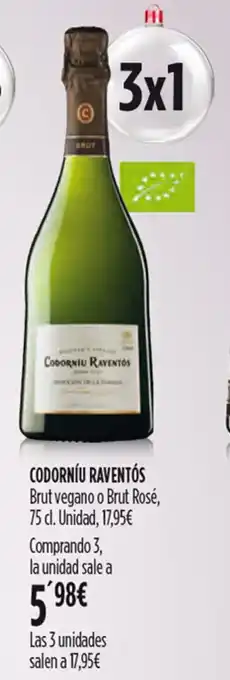 Hipercor Codorníu Raventós oferta