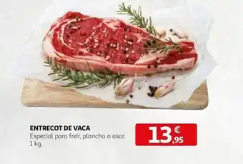 Alcampo Entrecot de vaca especial para freir plancha o asar oferta