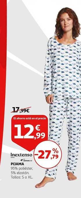 Alcampo Inextenso pijama oferta
