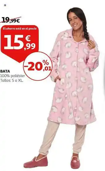 Alcampo Bata 100% poliéster oferta