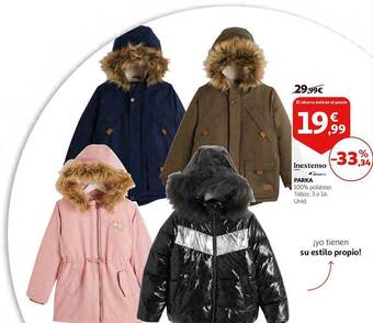 Alcampo Inextenso parka oferta