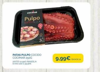 Cash Ecofamilia Patas pulpo cocido cocimar oferta