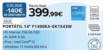 Costco Asus portátil 14 oferta