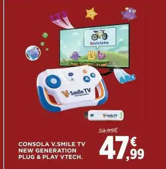 Consola v.smile tv new generation plug & play vtech