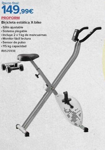 Costco Proform bicicleta estática x-bike oferta