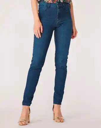Naf Naf Pantalón vaquero tiro alto color denim oferta