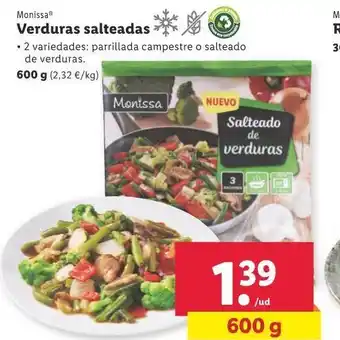 Lidl Verduras salteadas oferta
