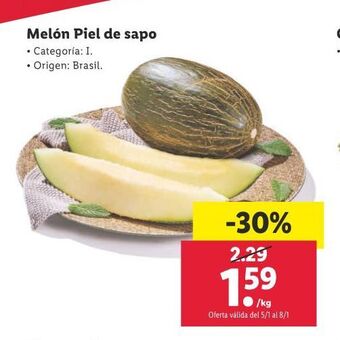 Lidl Melón piel de sapo oferta
