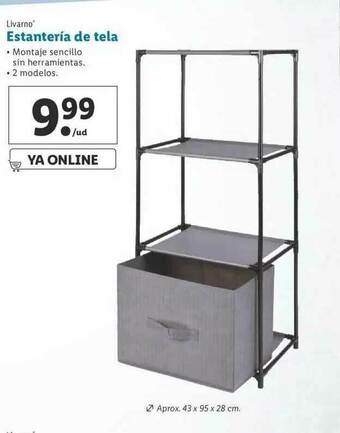 Lidl Livarno Estantería De Tela oferta