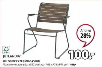 JYSK Jutlandia Sillón De Exterior Gassum oferta