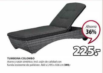 JYSK Tumbona Colombo oferta