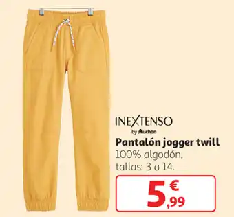 Alcampo Pantalón Jogger Twill oferta