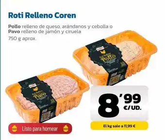 AhorraMas Roti relleno coren oferta