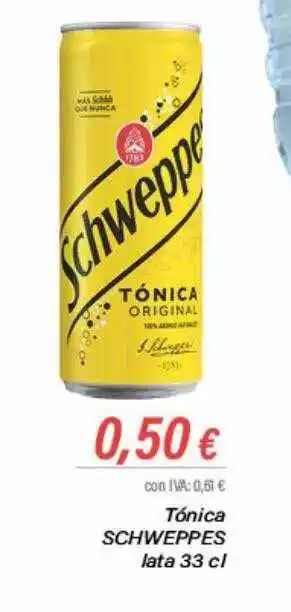 Cash Ifa Tónica schweppes laata oferta