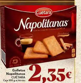 Galletas napolitanas cuétara caja
