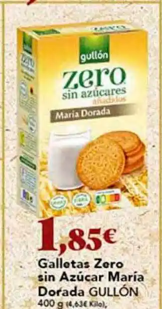 Gadis Galletas zero sin azúcar maria dorada gullón oferta
