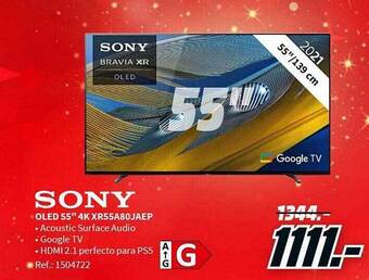 MediaMarkt Sony oled 55 oferta