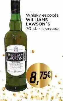 Proxi Whisky escocès williams lawson's oferta