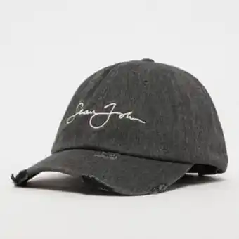 Snipes Script logo distressed denim cap oferta