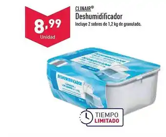 ALDI Clinair deshumidificador oferta