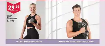 ALDI Crane mancuernas oferta