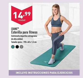 ALDI Crane esterilla para fitness oferta