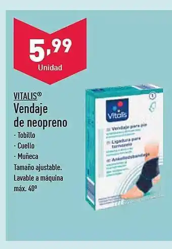 Vitalis vendaje de noepreno