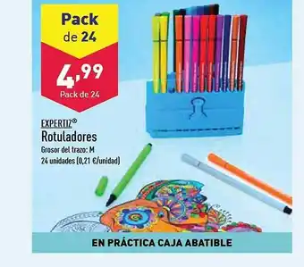 ALDI Expertiz rotuladores oferta