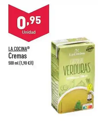 ALDI La cocina cremas oferta