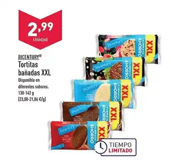 ALDI Bicentury tortitas bañadas xxl oferta
