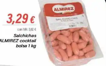 Cash Ifa Salchichas almirez cocktail bolsa oferta