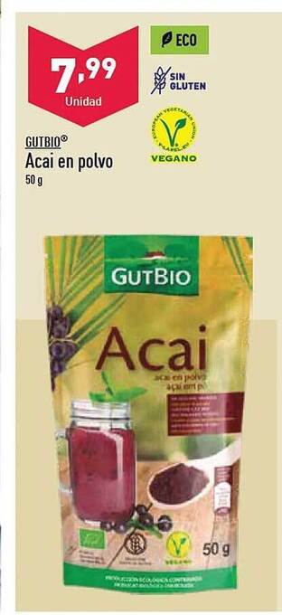 ALDI Gutbio acai en polvo oferta