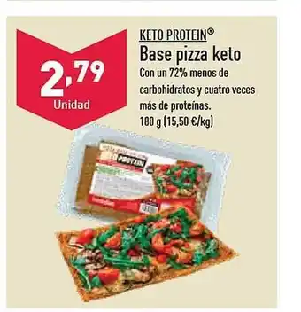ALDI Keto protein base pizza keto oferta