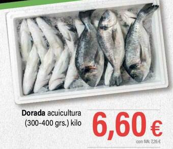 Cash Ifa Dorada acuicultura kilo oferta