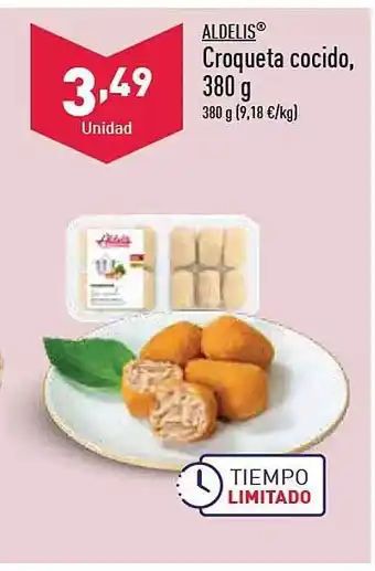 ALDI Aldelis croqueta cocido oferta