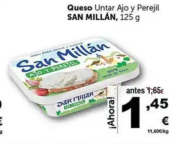 Queso untar ajo y perejil san millán