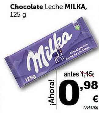 Masymas Chocolate leche milka oferta