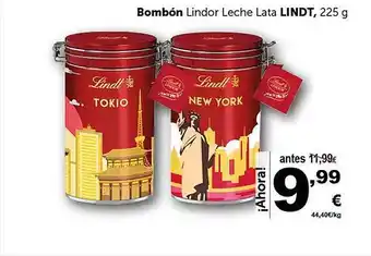 Masymas Bombón lindor leche lata lindt oferta