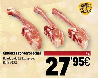 Makro Chuletas cordero lechal oferta
