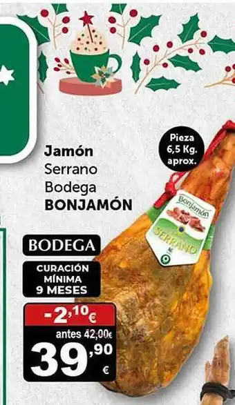 Masymas Jamón serrano bodega bonjamón oferta
