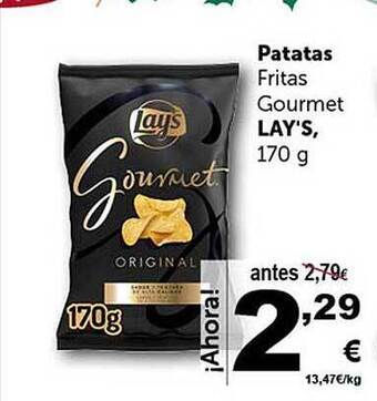 Masymas Patatas fritas gourmet lay's oferta