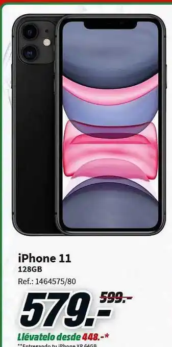 MediaMarkt Iphone 11 1289gb oferta