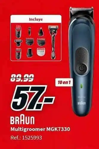 MediaMarkt Braun multigroomer mgk7330 oferta