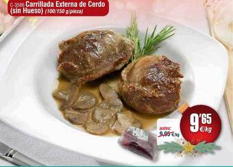 Abordo Carrillada externa de cerdo sin hueso oferta