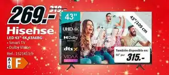 MediaMarkt Hisense led 43 oferta