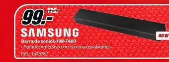 MediaMarkt Samsng barra de sonido hw-t400 oferta