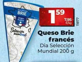 Dia Queso brie francés dia selección mundial oferta