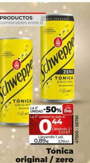 Dia Tónica original - zero oferta