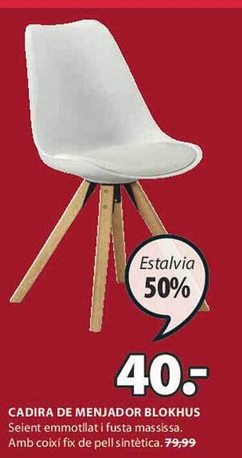 JYSK Cadira de menjador blokhus oferta